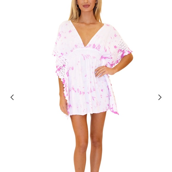 'Isla' Beach Cover Mini Dress - Picture 2 of 7